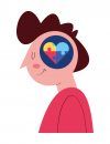 man with puzzle forming heart autism campaign